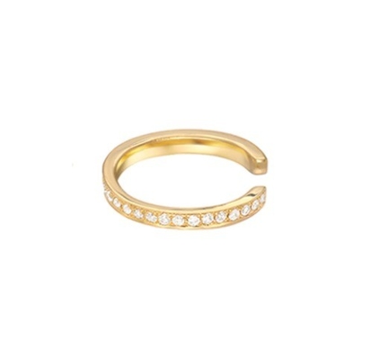 Rainbow Classic Feminino Pave Setting Cubic Zircon 925 Sterling Prata Orelha Mancha Joias