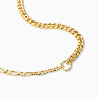 Colar de cadeia dupla de ouro 18K para coleção de acessórios de moda para meninas