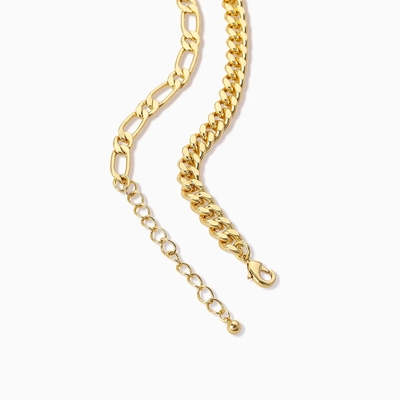 Colar de cadeia dupla de ouro 18K para coleção de acessórios de moda para meninas