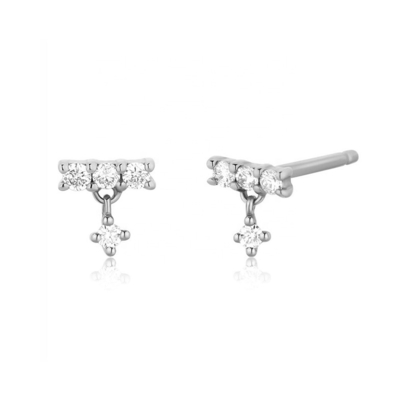 Brincos Minimalistas 2022 de ouro para mulheres em 925 Sterling Silver personalizados