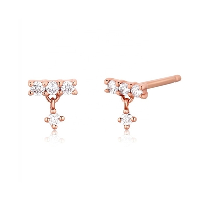 Brincos Minimalistas 2022 de ouro para mulheres em 925 Sterling Silver personalizados