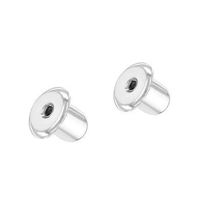 FEDEX Express Retro-visco prateado para brincos infantis em prata esterlina 925