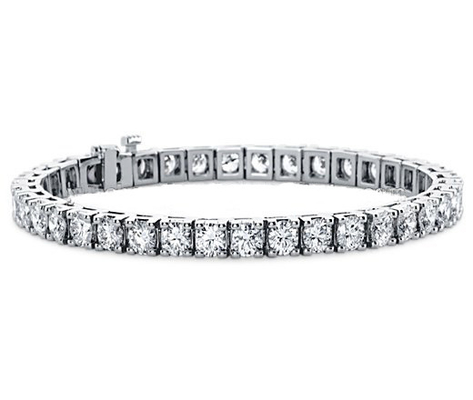 925 Sterling Silver Gold Plated 3mm Moissanite Diamante Pulseira de tênis Pedra Opção de cor