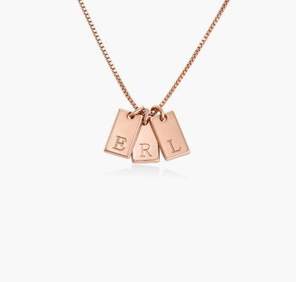 Baguete 18K Prenda de Ouro Preenchido Pessoal Manual de Brass Prenda Collar