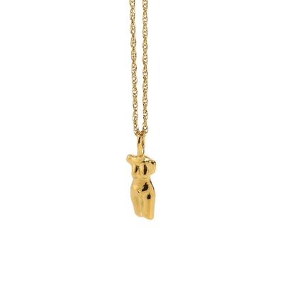 OEM 18in 18K Prateado de Ouro Pendente Meninas Jóias Corpo Forma Colar
