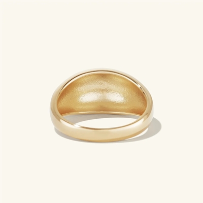 Anel de Domo de Prata 925 Sterling