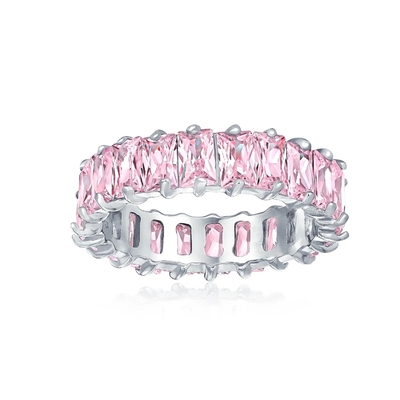 Anel de casamento CZ Infinity 925 de prata