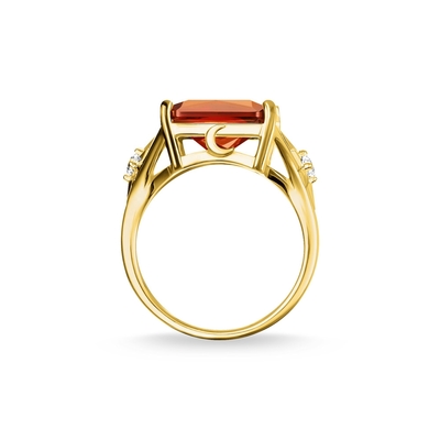 Anel de noivado feminino de prata 925 com design de ponta