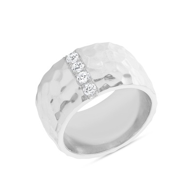 Tamanho 6 - Tamanho 10 Mens Eternity Band 18K Anéis de Brass Revestidos de Ouro
