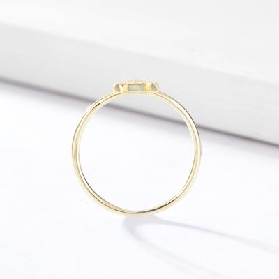 Solid Silver 925 Custom Jewelry Eternity Rings para Mulheres Homens 2023 Unisex Gold Jewelry