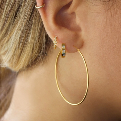 Brinquedos Estilosos 14K Ouro Vermelho Estrela Conjunto de Diamantes Abraços para Estilo Sem Esforço