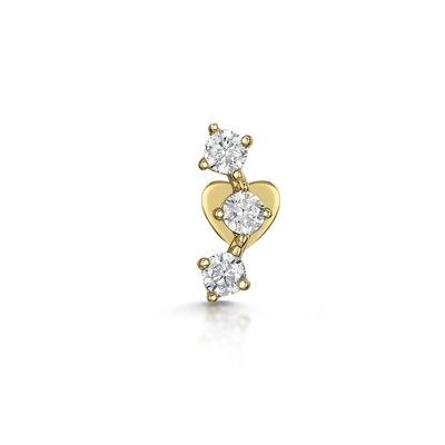 OEM Constella Stud brincos 925 18k de ouro branco Stud brincos