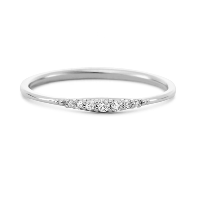 Simplesmente 14K de ouro Revestido de mão Empilhados Anéis de prata fina 925 Sterling