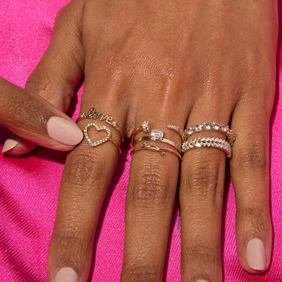 Moda 925 Sterling Silver Women Ring Jewelry Produto personalizado Tipo religioso Nenhum