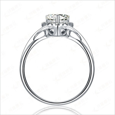 Coração Delicado Anéis de Ervas daninhas 925 Jóias de Prata Sterling para Mulheres Acessórios de Moda