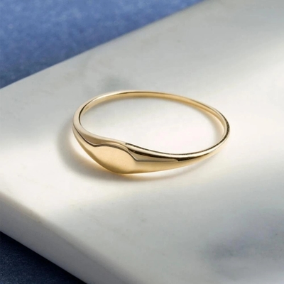 925 Sterling Silver 18K Gold Plated Band Rings Joias para Mulheres Homem Acessórios Unisex
