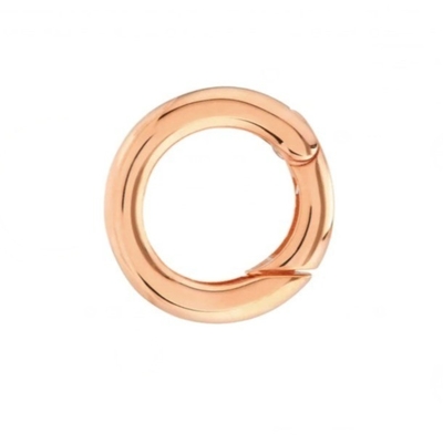 14K Revestido de ouro redondo Charm Enhancer Connector Necklace Jewelry Type Pendentes ou Charms Usar