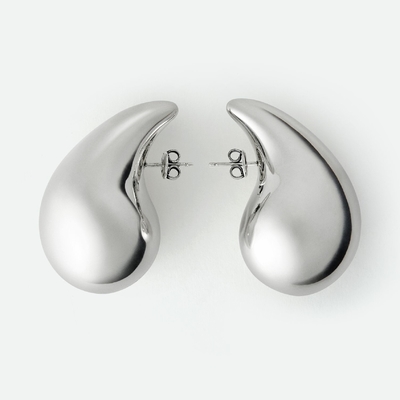 18K ouro revestido de peso leve grandes gotas brincos de senhoras jóias em 925 Sterling Silver