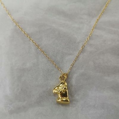 Vênus Feminilidade 18K de ouro revestido 925 Sterling Silver Enchido Pendente Necklace Para a festa