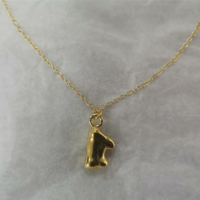 Vênus Feminilidade 18K de ouro revestido 925 Sterling Silver Enchido Pendente Necklace Para a festa