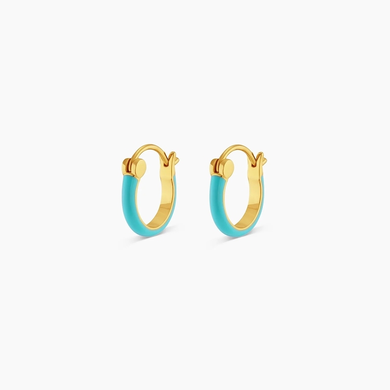 Brilhantes de ouro de 925 Sterling Silver 18K empilhando brilhantes de ouro