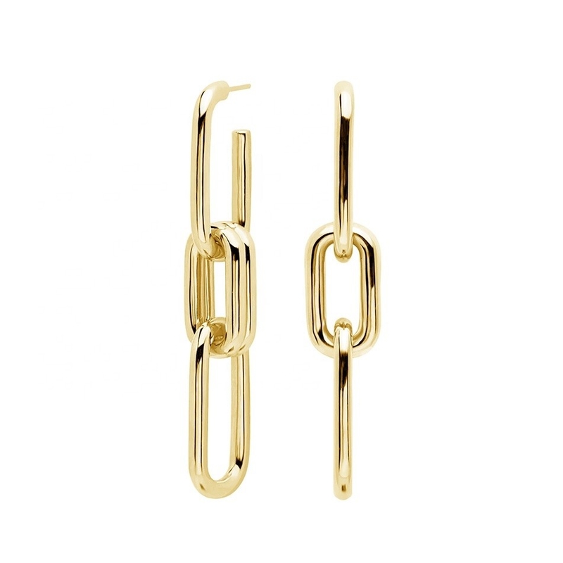 Prateados em ouro prateados logotipo personalizado cadeia longa brinquedos para mulheres