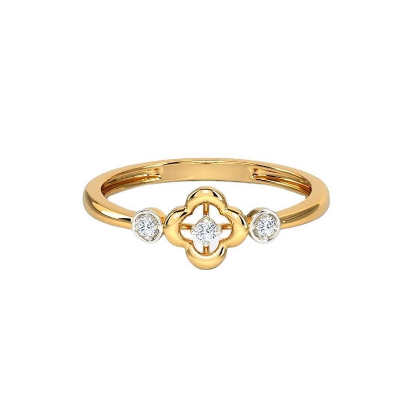 Anéis para Unisex 925 Sterling Silver Triad Clover Anel em Brazil Anel Banda de jóias