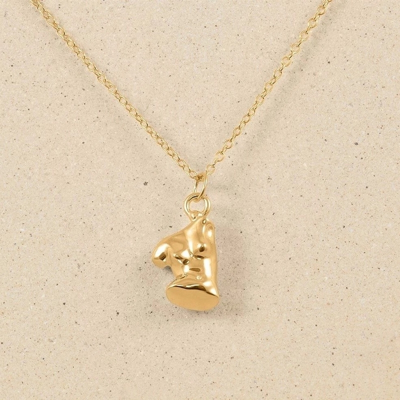 Vênus Feminilidade 18K de ouro revestido 925 Sterling Silver Enchido Pendente Necklace Para a festa