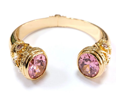 Revestimento de Brass Bracelet Bracelets Cuff Jewelry Garnet Stones Silver Jewelry Glitter CZ
