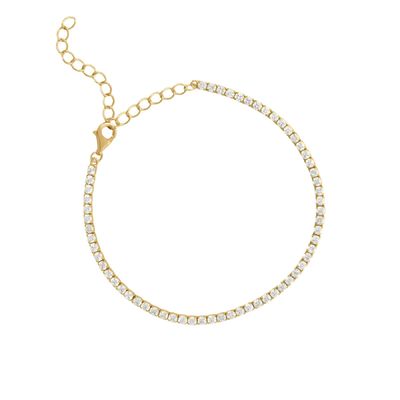 Prateado em ouro branco de maio aniversário esmeralda cúbico zircão bracelete de cadeia de tênis ajustável