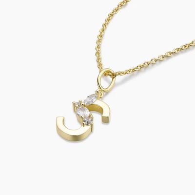 Pendientes de cartas CZ de prata esterlina 925 em ouro placado simplesmente 18K para jóias de moda