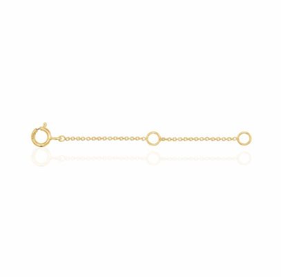 Bracelete de prata 925 esterlina e extensor de cadeia de colar para aniversário