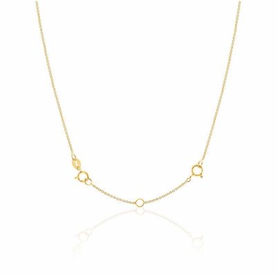 Bracelete de prata 925 esterlina e extensor de cadeia de colar para aniversário