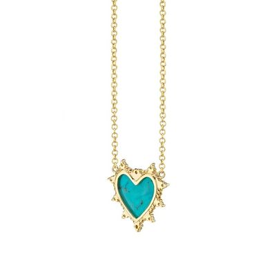 925 Sterling Silver Chain Jewelry Diamond And Turquoise Heart Twist Necklace Não tem cadeia de pérolas