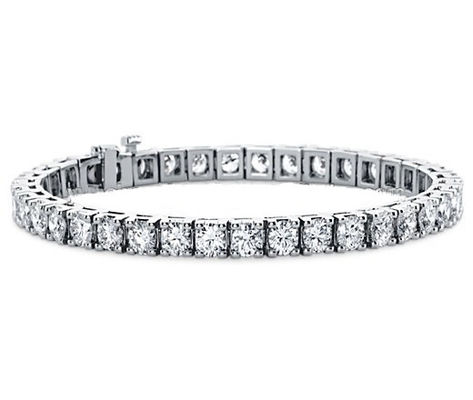 925 Sterling Silver Gold Plated 3mm Moissanite Diamante Pulseira de tênis Pedra Opção de cor