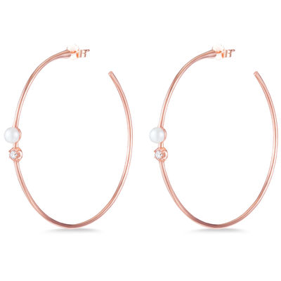 Brinquedos com ganchos de prata de 925 Sterling 4 mm-4,5 mm Brinquedos com pérolas de água doce