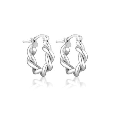 15mm Torcido Chunky Hoop Hollow Feminino Fashion Brincos Joias