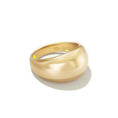 Anel de Domo de Prata 925 Sterling