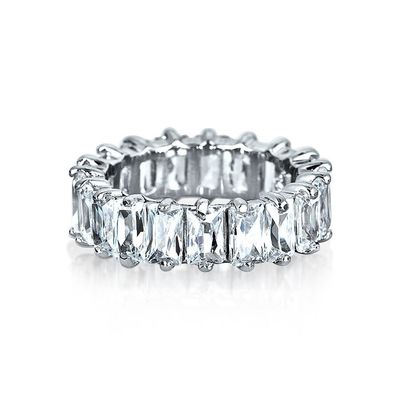 Anel de casamento CZ Infinity 925 de prata