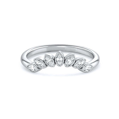 925 Sterling Silver CZ Gemstone Diamond Ring Anel de casamento empilhável Joias