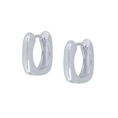 Brinquedos de ouro real 18K Huggie Sterling Prata 925 jóias para mulheres meninas