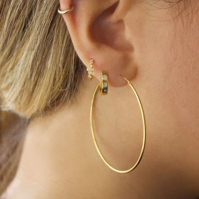 Brinquedos Estilosos 14K Ouro Vermelho Estrela Conjunto de Diamantes Abraços para Estilo Sem Esforço