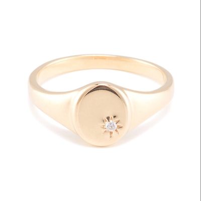 Anel de sigilo de girassol de ouro Vermelho 18K com design minoritário em prata esterlina 925