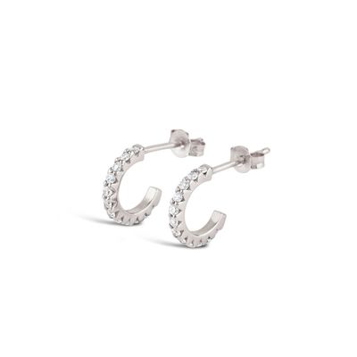 Mini Zircon cúbico de ouro 18K feito à mão
