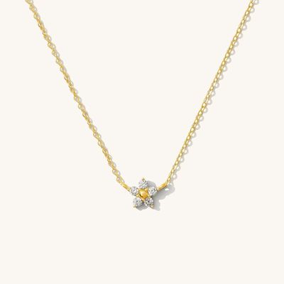 925 Sterling Silver Flower Necklace Exquisita Moda Rodium Revestido Para Noivado Festa de Casamento Perfeito Presente Para Namoradas
