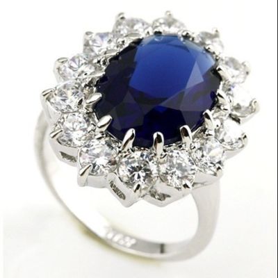 Princesa de safira Design Anéis Para Mulheres Amor Regalo Pedra Preta Adaptabilidade