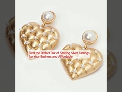 Encontre o par perfeito de brincos de prata esterlina para o seu negócio e acessível